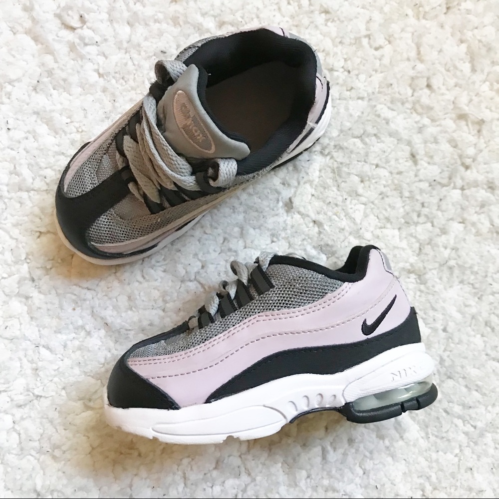 Nike Air Max 95 Regency Toddler Girls 7C Iced Lilac Purple Black Gray 905462-039